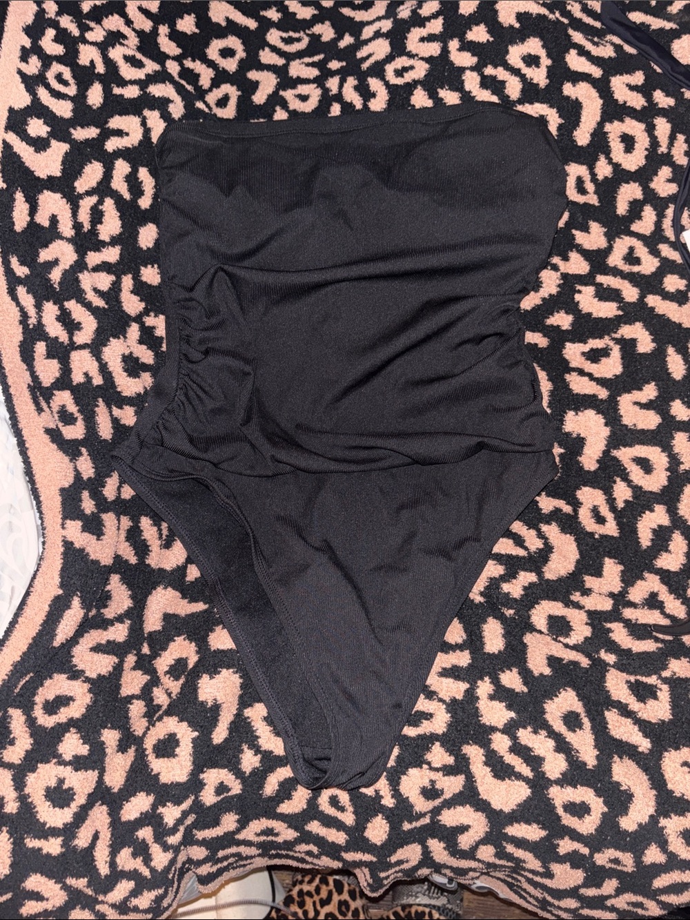 Shade & Shore Black One-Piece Swimsuit